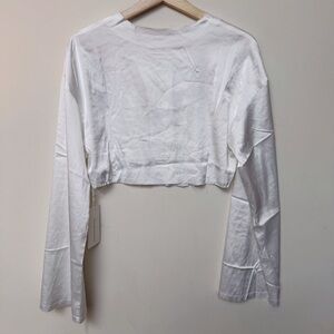 NWT Commense Long Sleeve Crop Blousee